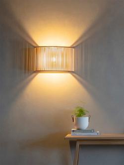 Tom Raffield Eddy Wood Wall Light, Birch - view 2, Birch