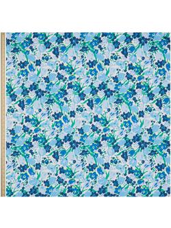 Liberty Fabrics Marina's Bouquet Tana Lawn® Fabric, Blue - view 2, Blue