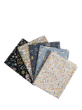 Liberty Fabrics Flower Show Lasenby Cotton Fat Quarters Squares, Multi, Pack of 5