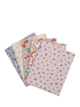 Liberty Flower Shop Lasenby Cotton Fat Quarters, Pack of 5, Lilac