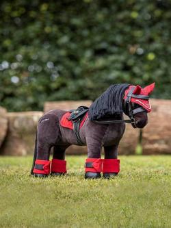 LeMieux Mini Pony Luxury Fleece Polo Bandages, Set of 4, Chilli - view 2, Multi