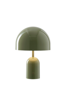Tom Dixon Bell Portable LED Table Lamp, Moss Green
