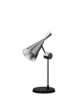 Tom Dixon Unbeaten LED Table Lamp, Aluminium, Silver