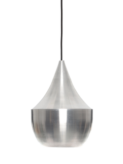 Tom Dixon Unbeaten LED Fat Pendant Ceiling Light, Aluminium, Silver