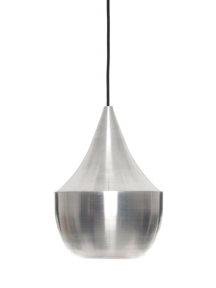 Tom Dixon Unbeaten LED Fat Pendant Ceiling Light, Aluminium, Silver
