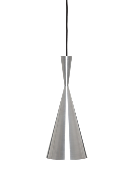 Tom Dixon Unbeaten LED Tall Pendant Ceiling Light, Aluminium, Silver