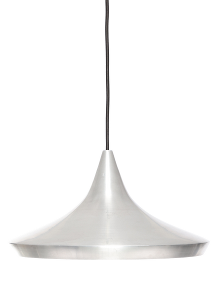 Tom Dixon Unbeaten LED Wide Pendant Ceiling Light, Aluminium, Silver