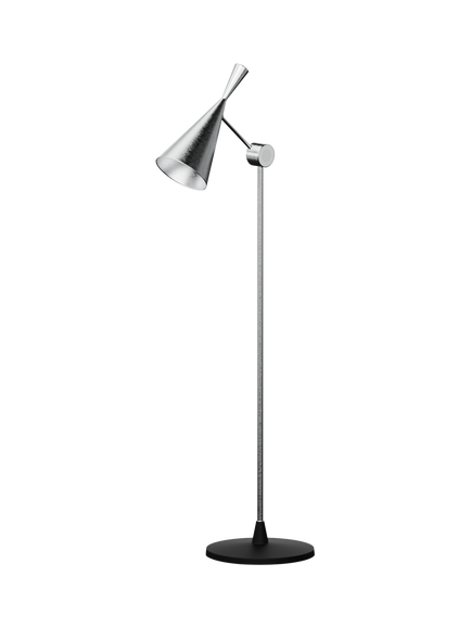 Tom Dixon Unbeaten LED Floor Lamp, Aluminium, Silver