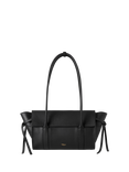 Mulberry Small Soft Bayswater Heavy Grain Leather Shoulder Bag, Black