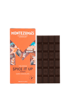 Montezuma's Chocolate & Ginger Dark Chocolate Bar, 90g