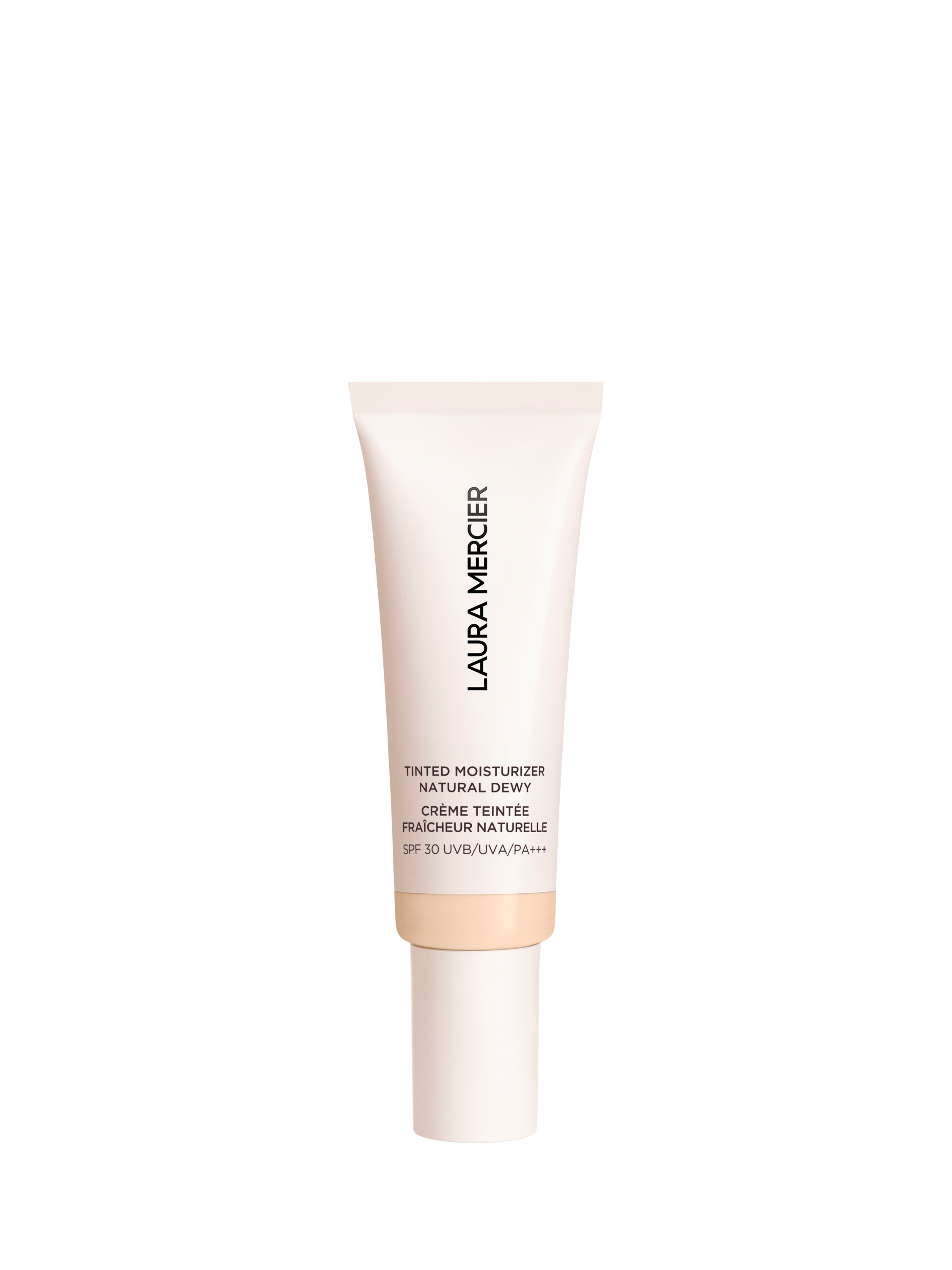 Product image 1 of 6, which shows Laura Mercier Tinted Moisturiser Natural Dewy SPF 30, 0N Silk