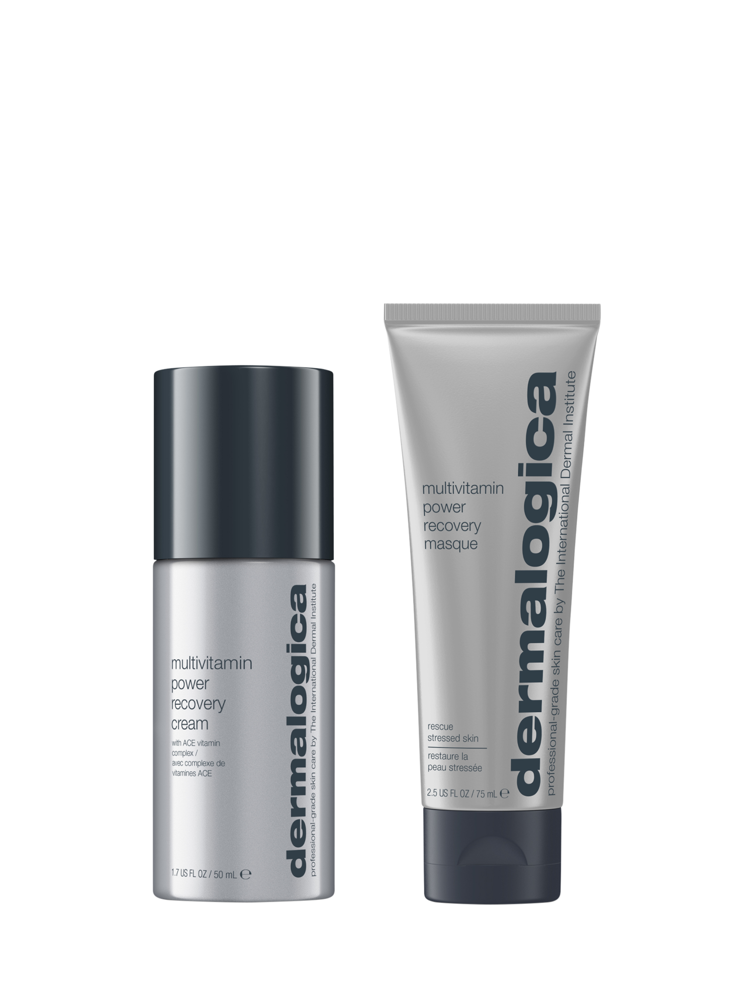Product image 1 of 5, which shows Dermalogica Stressed Skin Recovery System Skincare Gift Set