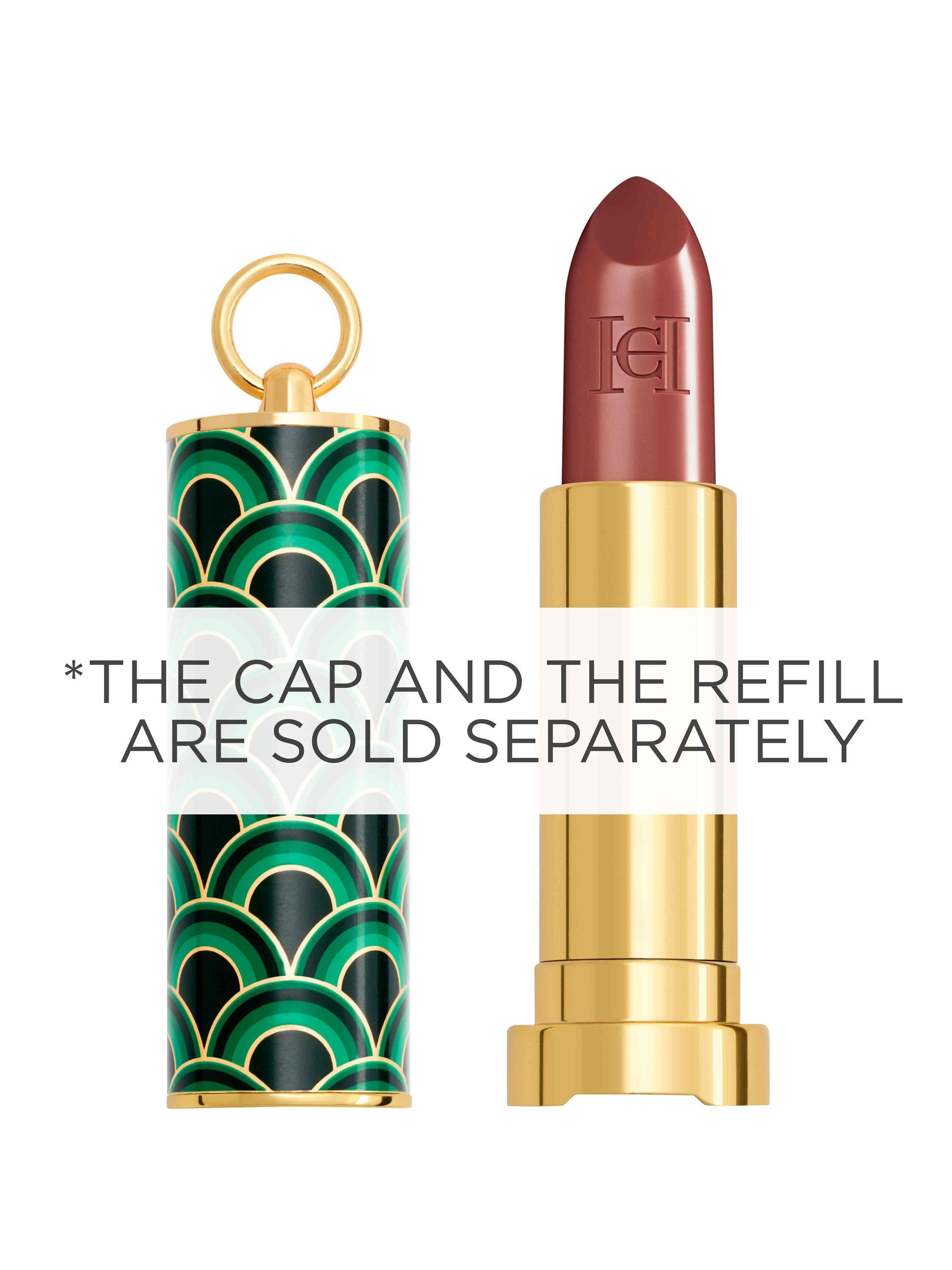 Product image 2 of 4, which shows Carolina Herrera The Lipstick Cap, Green Waves