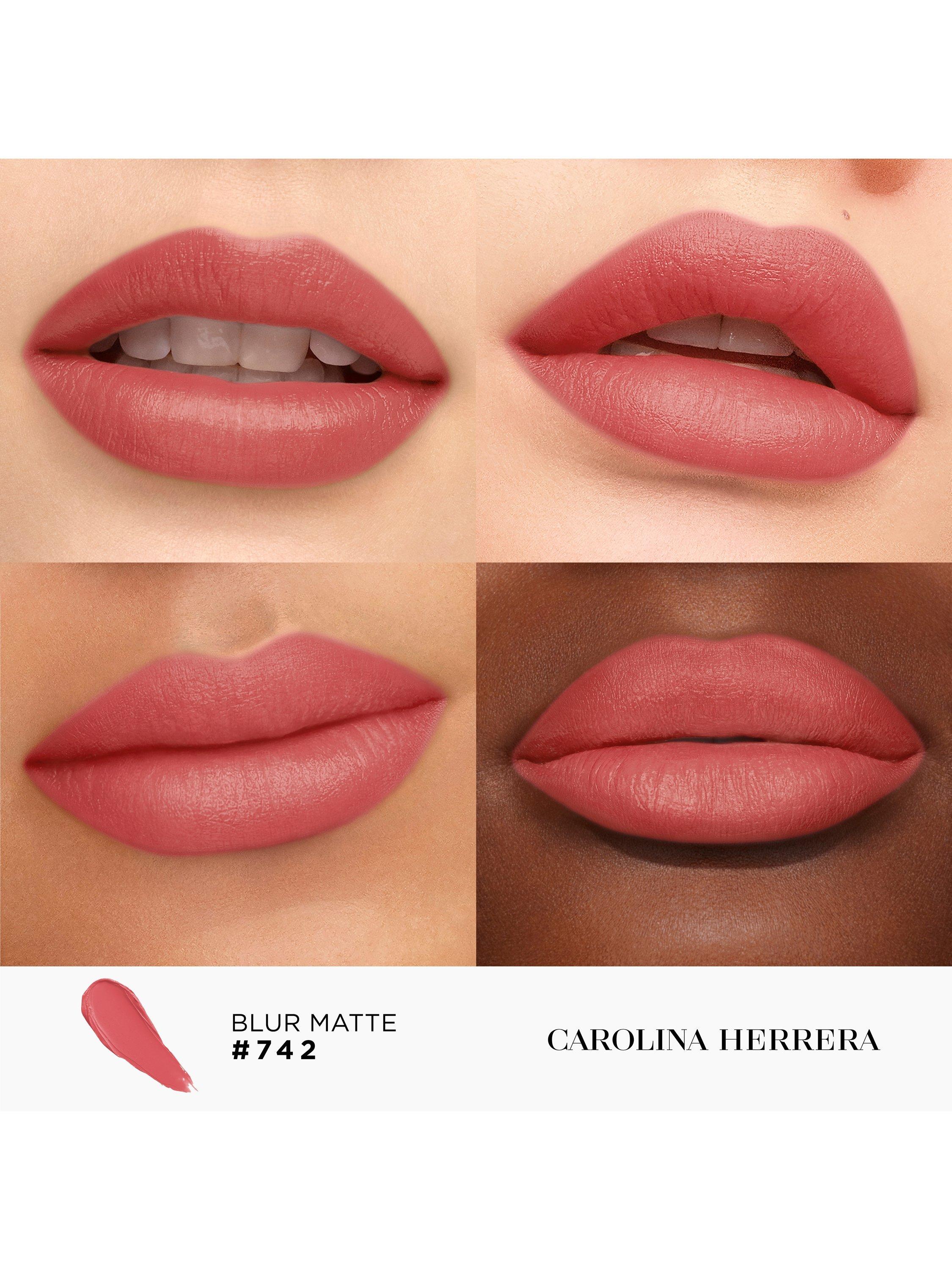 Product image 4 of 9, which shows Carolina Herrera Nude Couture Blur Matte Lipstick Refill, 742 Nude Couture
