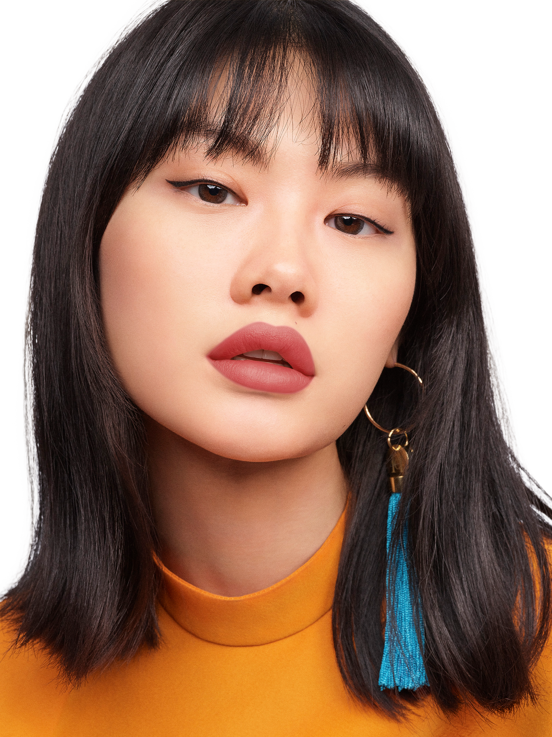 Product image 7 of 9, which shows Carolina Herrera Nude Couture Blur Matte Lipstick Refill, 742 Nude Couture