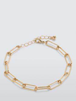 John Lewis Paperclip Link Bracelet, Gold