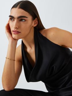 John Lewis Paperclip Link Bracelet - view 2, Gold