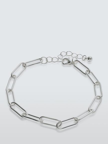 John Lewis Paperclip Link Bracelet, Silver