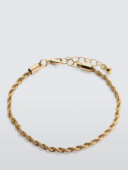 John Lewis Rope Chain Bracelet, Gold