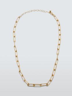 John Lewis Paperclip Link Chain Necklace, Gold