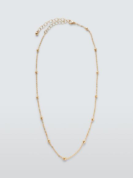 John Lewis Satelite Chain Necklace, Gold, Gold