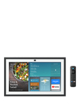 Amazon Echo Show 15 (2nd Gen) Smart Speaker with 15.6" Full HD Screen & Alexa Voice Recognition & Control with Alexa Voice Remote, White