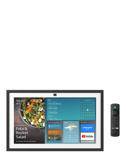 Amazon Echo Show 15 (2nd Gen) Smart Speaker with 15.6" Full HD Screen & Alexa Voice Recognition & Control with Alexa Voice Remote, White, White
