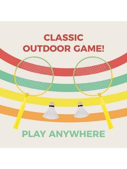 Mookie Mini Badminton Set - view 2, Multi