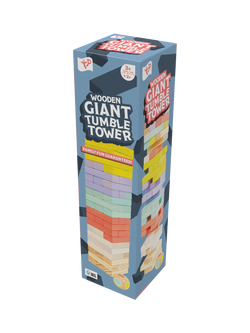 Mookie TP Giant Wooden Tumble Tower, Multi