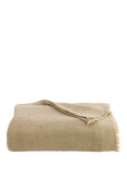 Christy Madeira Cotton Throw, Stone