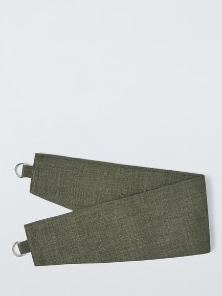 John Lewis Textured Weave Tieback, Pack of 2, Avocado, Avocado
