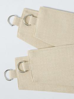 John Lewis Textured Weave Tieback, Pack of 2, Oatmeal - view 2, Oatmeal