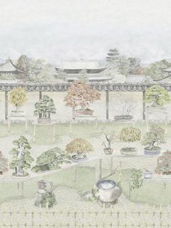 Cole & Son Bonsai Garden Wallpaper, Powder 126/1002, Powder 126/1002