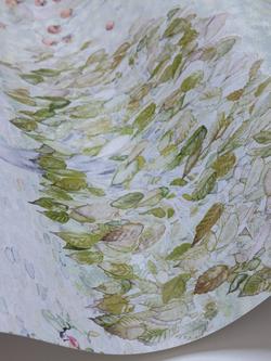 Cole & Son Bonsai Garden Wallpaper, Powder 126/1002 - view 2, Powder 126/1002