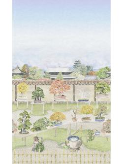 Cole & Son Bonsai Garden Wallpaper, Vivid, Vivid