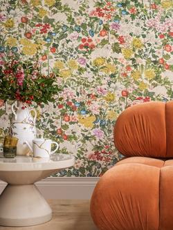 Cole & Son Flora Province Wallpaper - view 2, Taupe