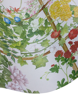 Cole & Son Scenic Flora Wallpaper, Natural White - view 2, Natural White