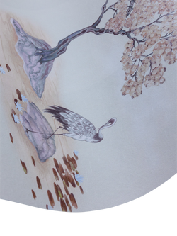 Cole & Son Tile Toile Wallpaper - view 2, Autumnal