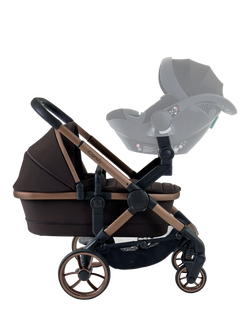 iCandy Peach 7 Twin Pushchair and Carrycot, Pecan - view 2, Pecan