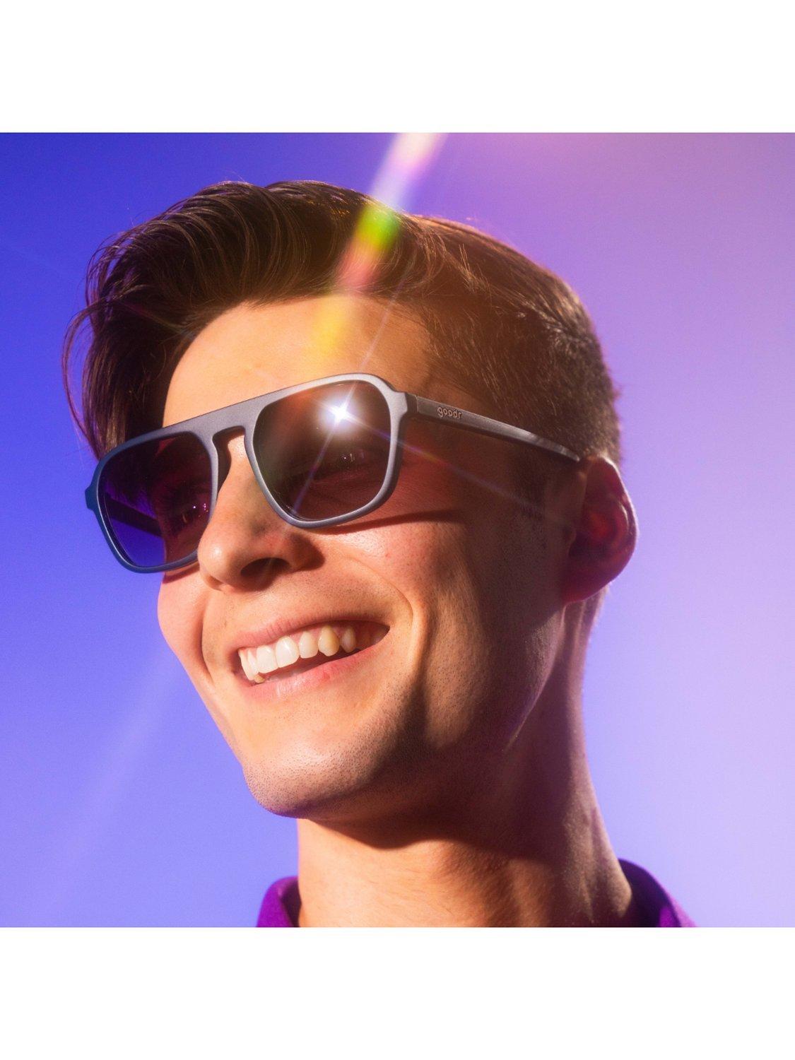 Product image 4 of 4, which shows goodr Deja Vu Daydream Sunglasses, Blue