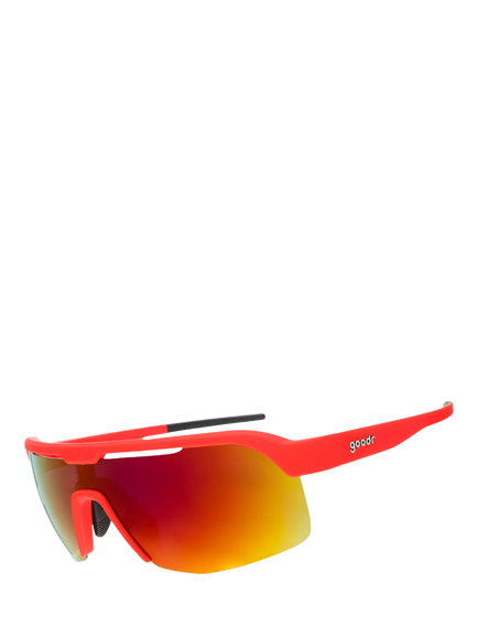 goodr Dante's Shin Splint Inferno Sunglasses, Red - view 2, Red