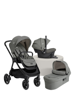 Joie Baby Finiti Pushchair and Carrycot with Sprint i-Size Car Seat Flex Click and Go Bundle, Evergreen