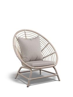 Laura Ashley Havana Garden Chair, Dove Grey, Dove Grey