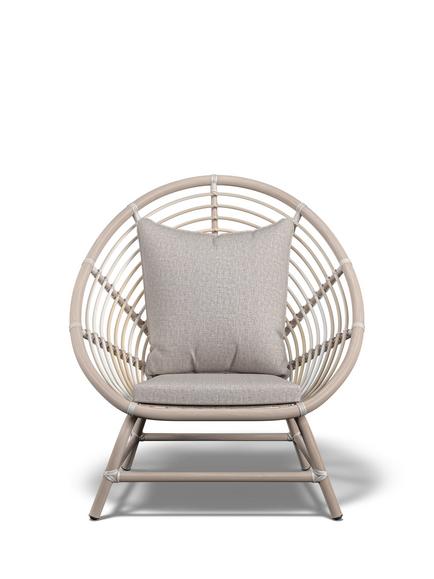 Laura Ashley Havana Garden Chair, Dove Grey - view 2, Dove Grey