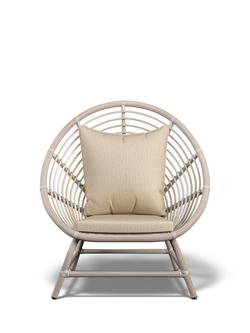 Laura Ashley Havana Garden Chair, Natural - view 2, Natural