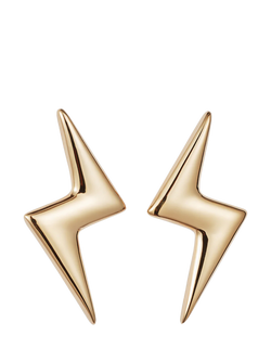 Toolally Bubble Bolt Stud Earrings, Gold