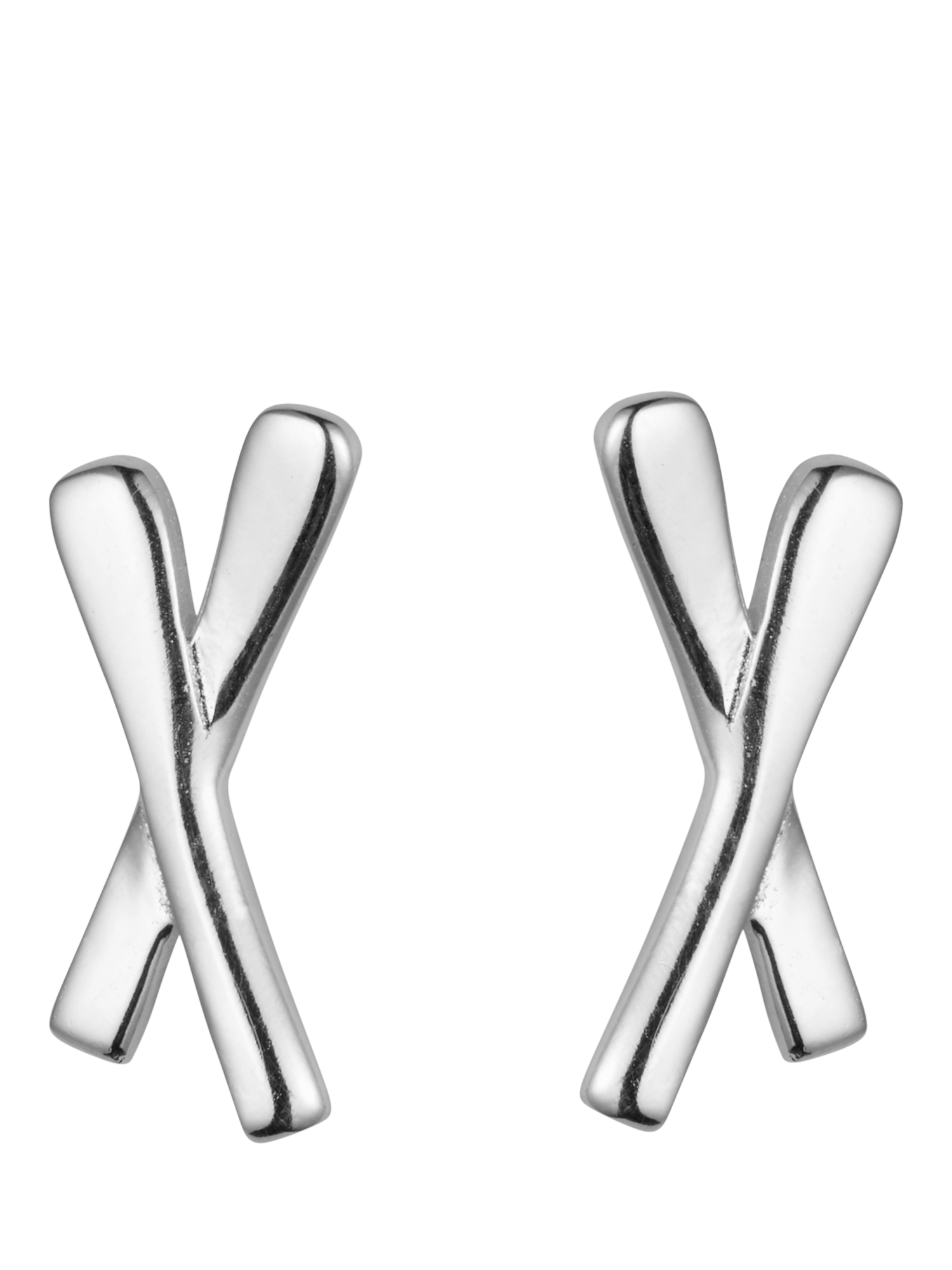 Product image 1 of 2, which shows Toolally Snow Kisses Stud Earrings, Silver