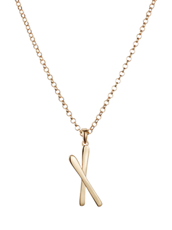 Toolally Snow Kisses Pendant Necklace, Gold