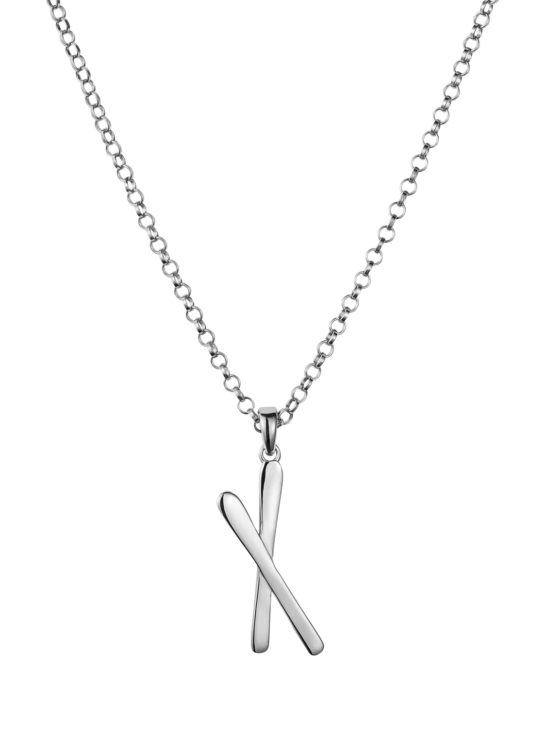 Product image 1 of 1, which shows Toolally Snow Kisses Pendant Necklace, Silver