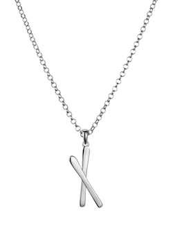 Toolally Snow Kisses Pendant Necklace, Silver